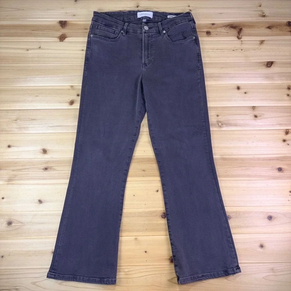 Dear John Jeans Womens 29 Brown Jeanne Flare High Rise Denim Jeans - Picture 1 of 9
